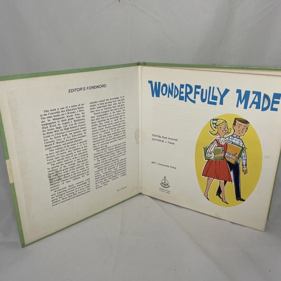 Vintage Wonderfully Made - Concordia Sex Education Series (1967, Hardcover) - Picture 3 of 3